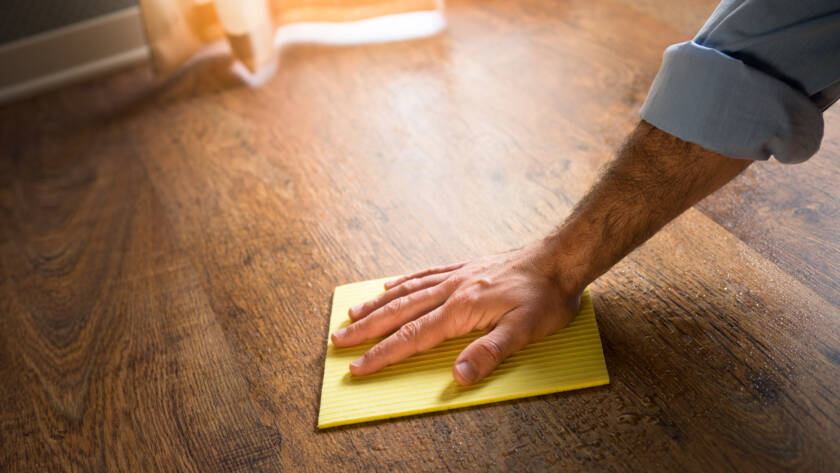 cleaning luxury vinyl floors