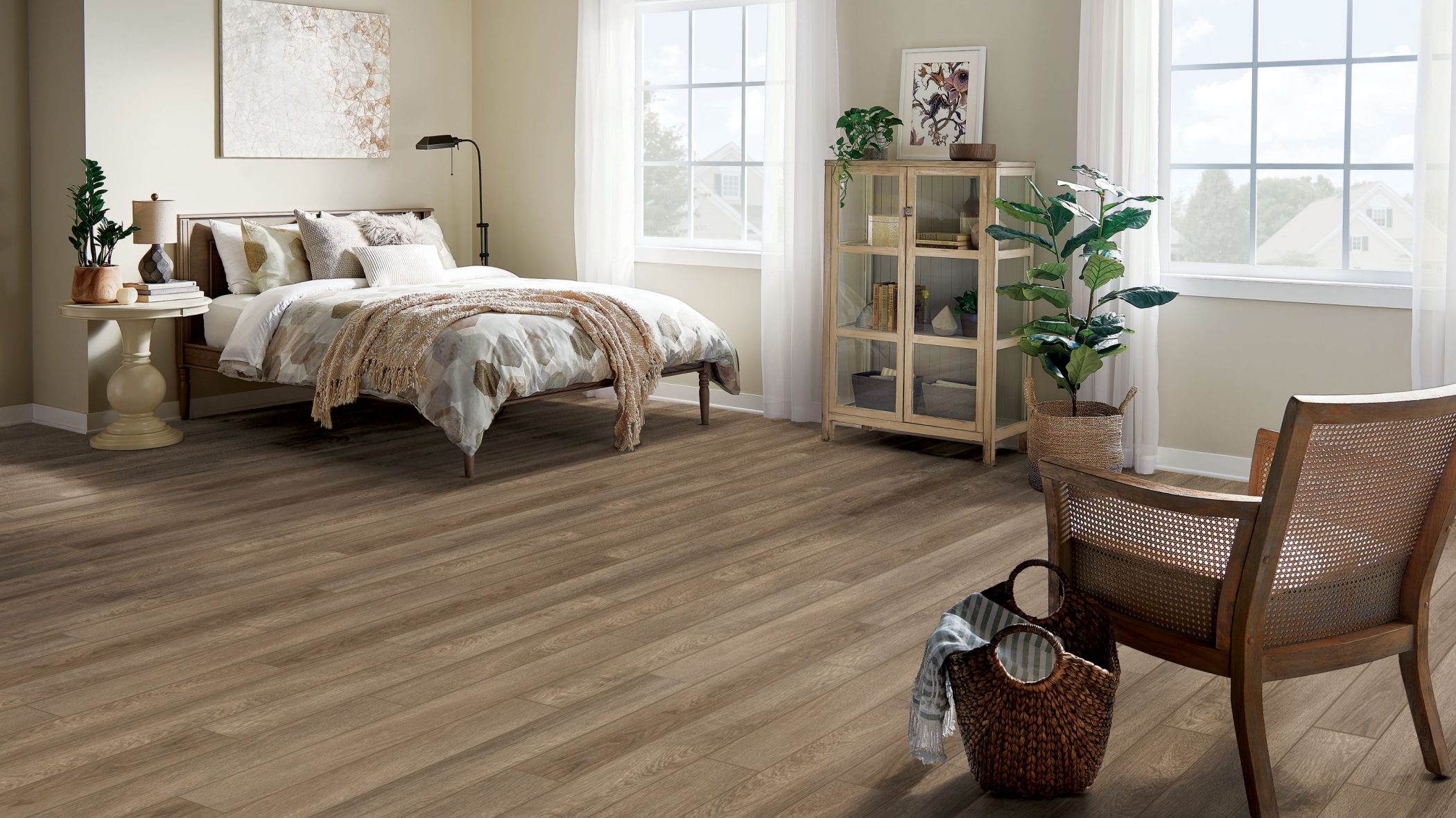 Are wood looks available in luxury vinyl flooring?